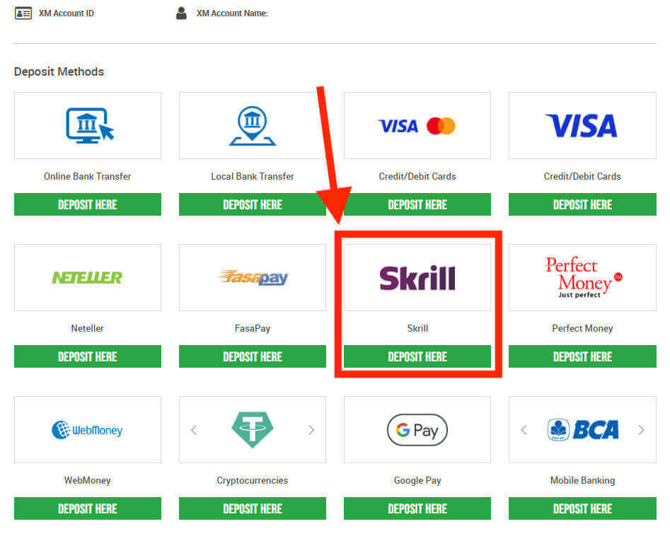 Як депозити гроші на XM Індонезія Як депозити гроші на XM Індонезія