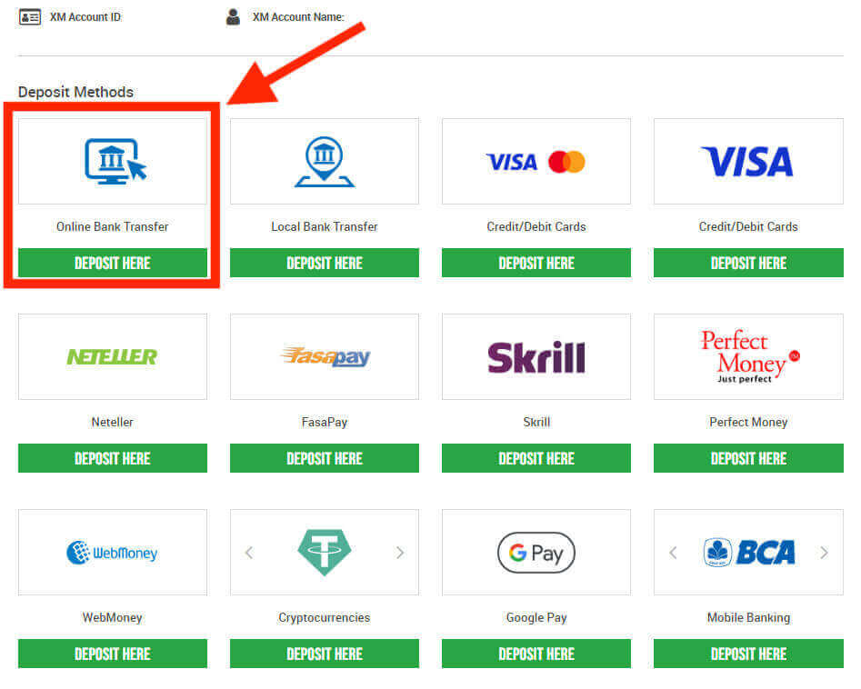 Як депозити гроші на XM Індонезія Як депозити гроші на XM Індонезія