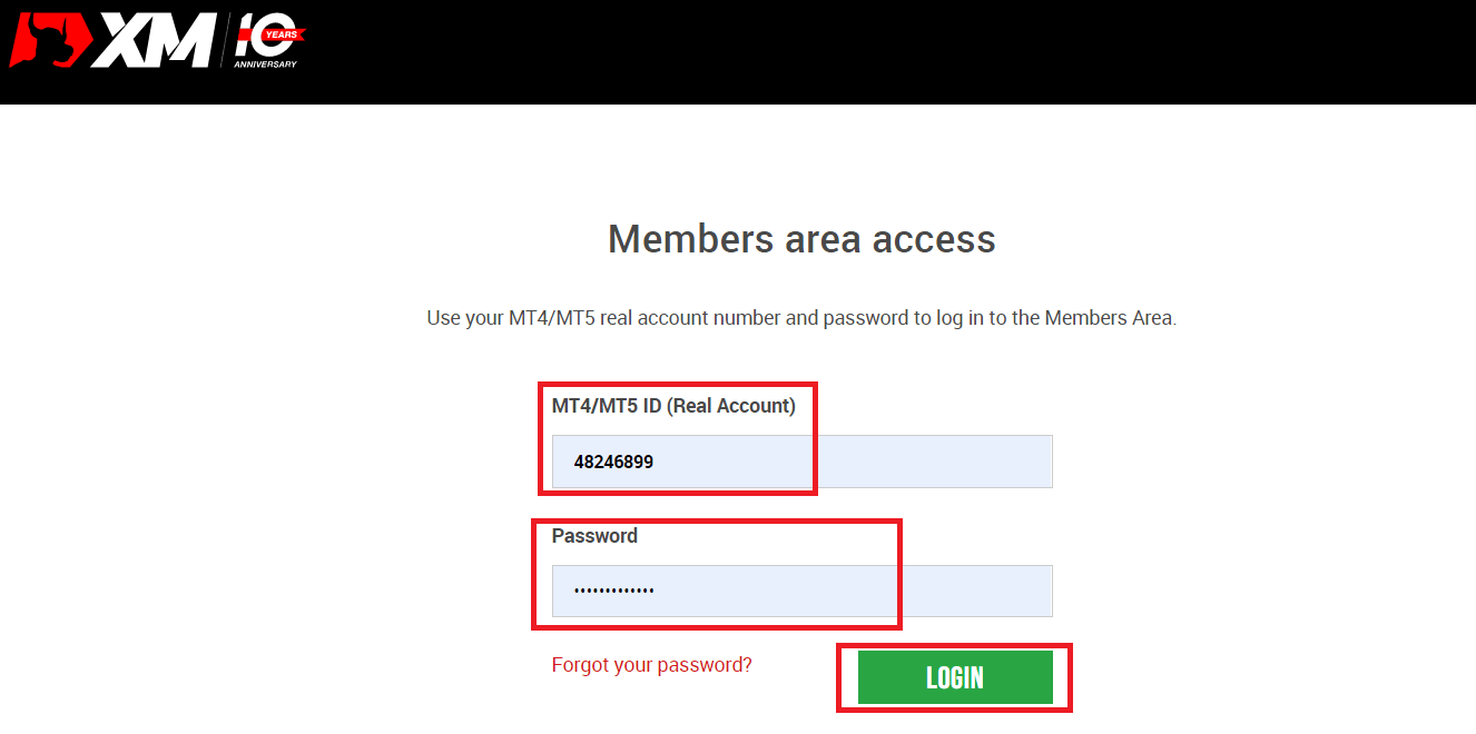 Paano mag -login at magdeposito ng pera sa XM Paano mag -login at magdeposito ng pera sa XM