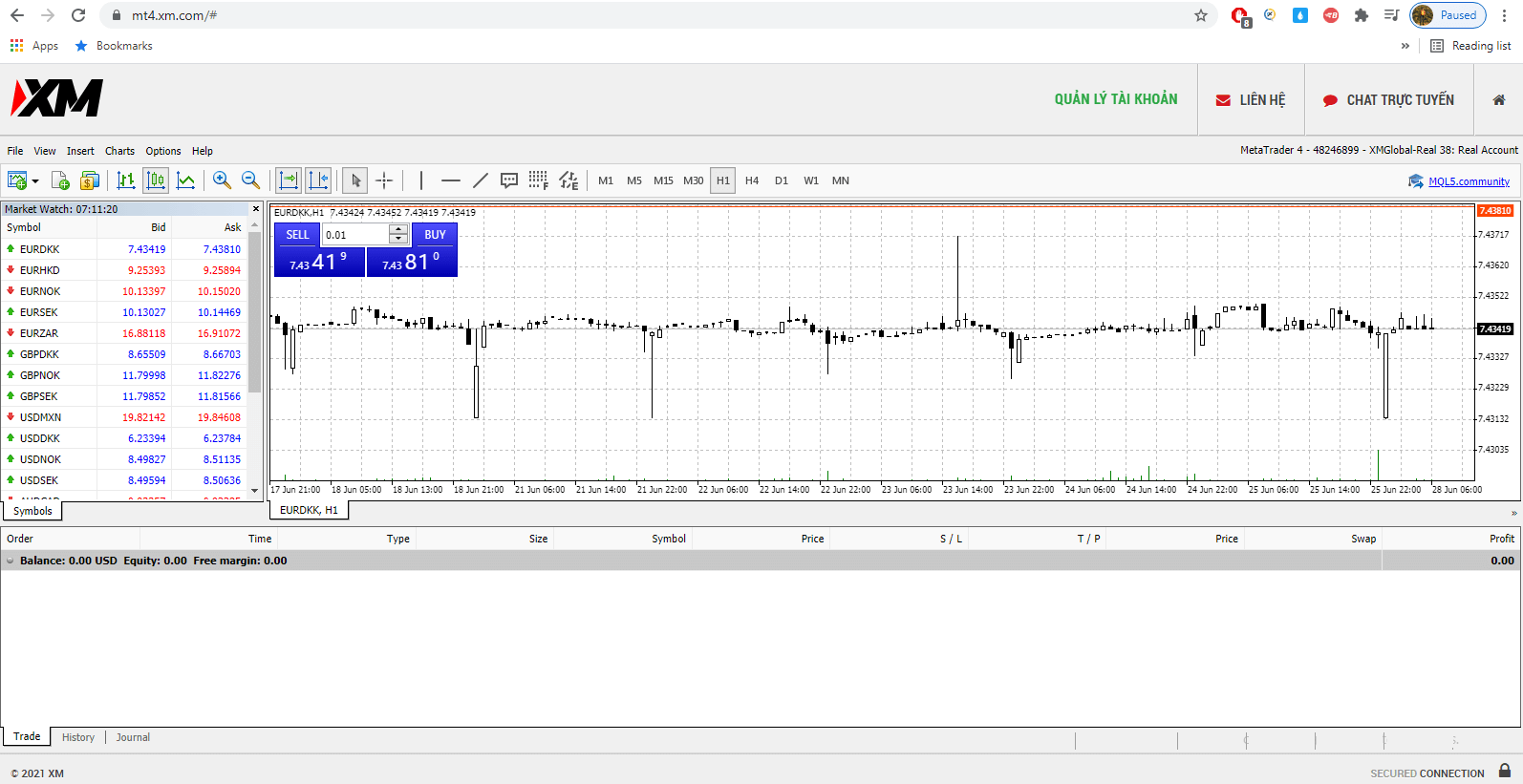 XM MT4 WebTrader へのログイン方法 XM MT4 WebTrader へのログイン方法
