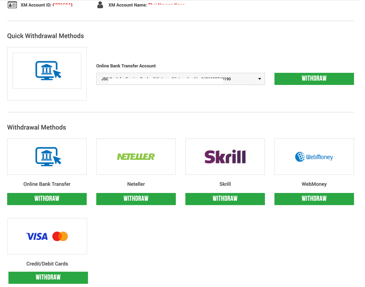 How to Withdraw and Make a Deposit Money in XM How to Withdraw and Make a Deposit Money in XM